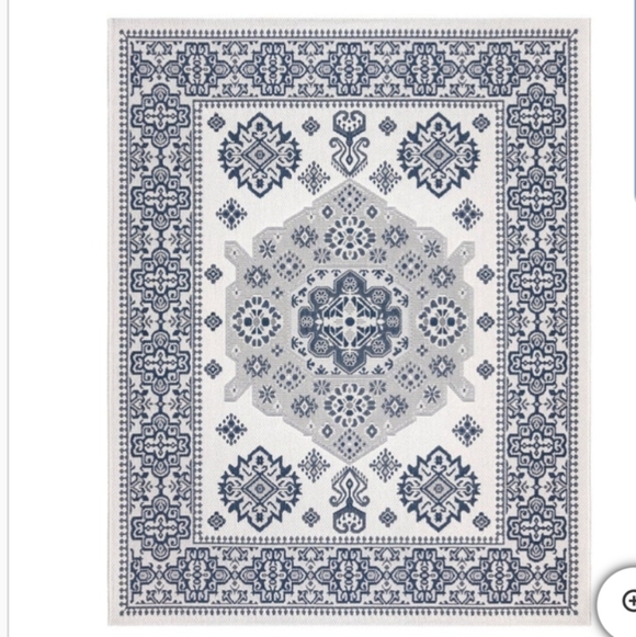 6 ft. 6 in. x 9 ft. 6 in/ Ravenna Indoor/Outdoor Rug, Gaston - Picture 4 of 4